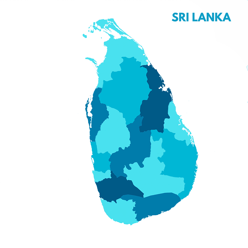 Sri Lanka Distribution Network Map